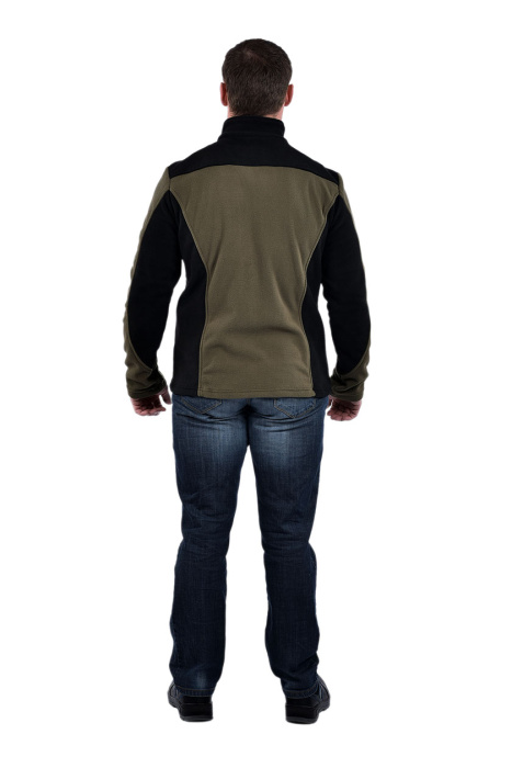 Толстовка «КУР 750» флис хаки с чёрным
